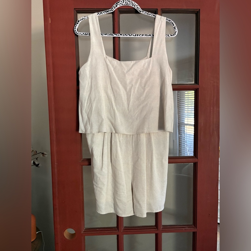 Gilli Sz large dressy romper short set